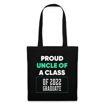 Proud Uncle of A Class of 2022 Graduate Gift - Tote Bag - black - Front