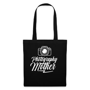 Fotografin Mutter Mama Fotografie Kamera - Stoffbeutel - Schwarz - Vorne