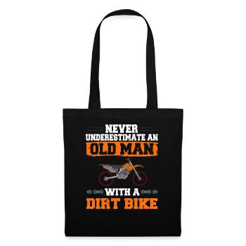 Dirt Bike Motocross Électrique Riding MX Rider - Sac en tissu - noir - Devant
