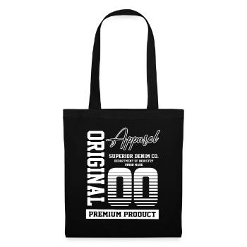 2000 Vintage Birthday Vintage Gift Retro - Tote Bag - black - Front