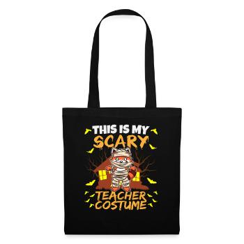 C’est mon effrayant professeur Costume School Halloween - Sac en tissu - noir - Devant
