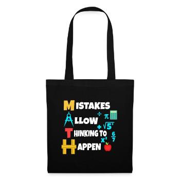 Dear math grow up and solve your own problems - Tote Bag - black - Front