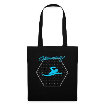 Nager - Sac en tissu - noir - Devant