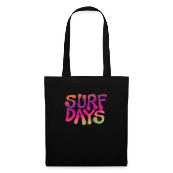 Surf Days Surfing Surfboard Water Sports - Tote Bag - black - Front