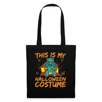 Scary Creepy Animal This Is My Halloween Costume - Tote Bag - black - Front