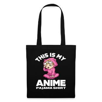 Anime Pajamas Shirt - Tote Bag - black - Front