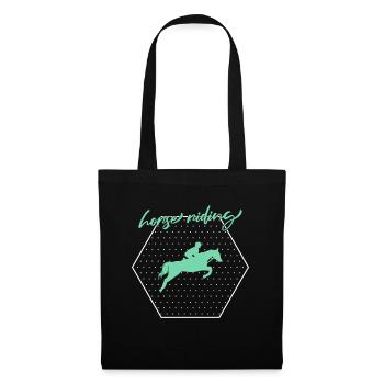 Horse riding - Tote Bag - black - Front