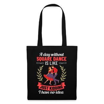 Square Dance Music Caller Folk Dance Dancer Usa - Tote Bag - black - Front