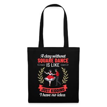 Square Dance Music Caller Folk Dance Dancer Usa - Tote Bag - black - Front
