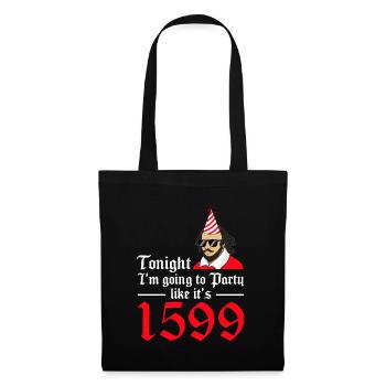 William Shakespeare Théâtre Littérature - Sac en tissu - noir - Devant