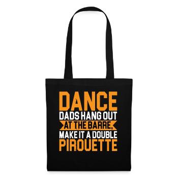 Dance Dads Hang Out At The Barre 2 - Tote Bag - black - Front