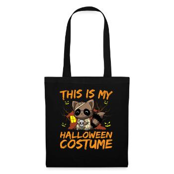 Animal effrayant et effrayant C’est mon costume d’Halloween - Sac en tissu - noir - Devant