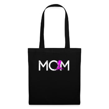 Maman randonneuse - Sac en tissu - noir - Devant