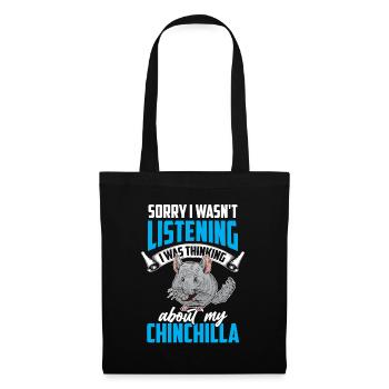 Chinchilla thought of woolly mouse - Tote Bag - black - Front