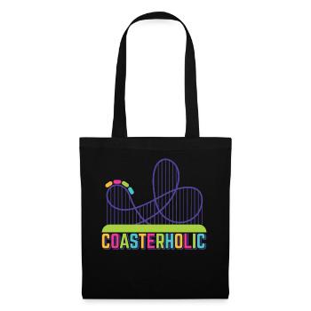 Roller Coaster Amusement Park Kirmes Amusement Park - Tote Bag - black - Front