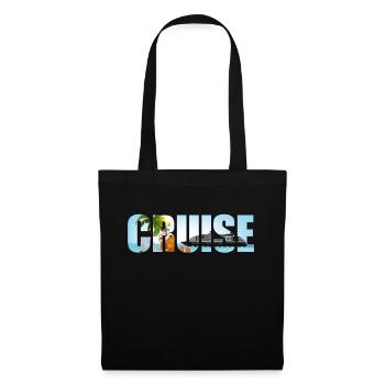 Croisière vacances croisière - Sac en tissu - noir - Devant