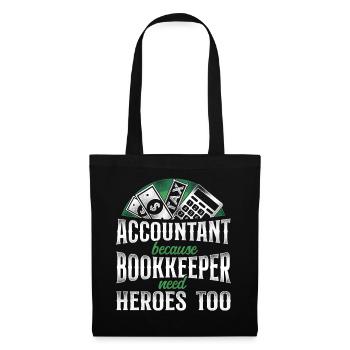 Accountant Bookkeeper Accounting - Tote Bag - black - Front