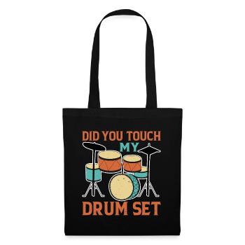 Did You Touch My Drum Set 12 - Tote Bag - black - Front
