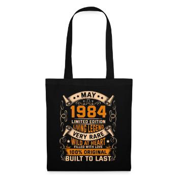 Birthday Legends 100% Original May 1984 - Tote Bag - black - Front