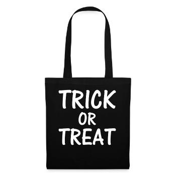 Astuce d’idées d’Halloween ou discussion d’Halloween aigre - Sac en tissu - noir - Devant