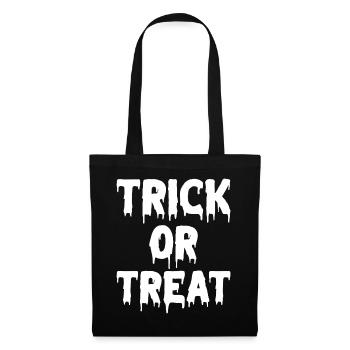 Astuce d’idées d’Halloween ou fête d’Halloween aigre - Sac en tissu - noir - Devant