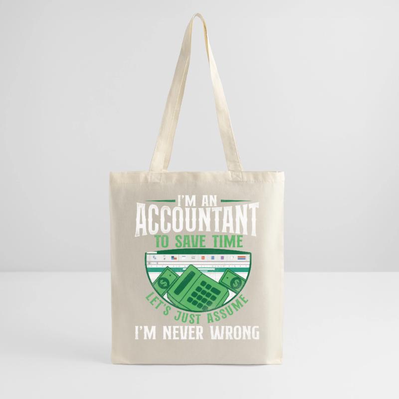 Comptable Comptable Comptable Comptabilité Sac en tissu