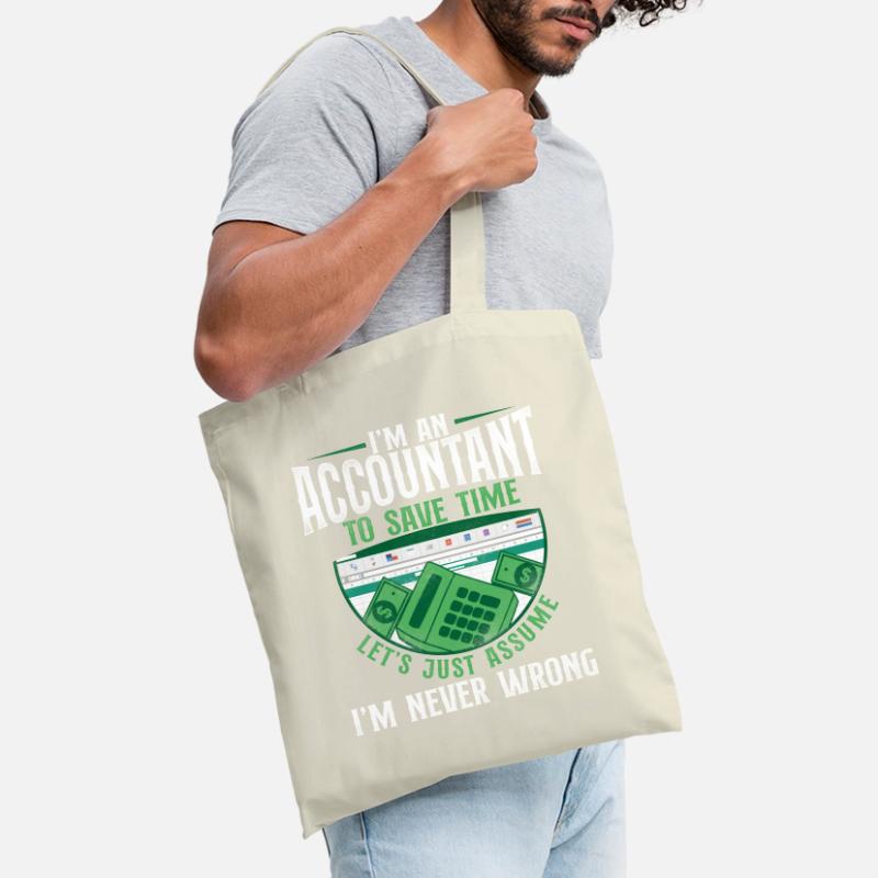 Comptable Comptable Comptable Comptabilité Sac en tissu