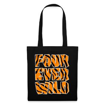 Quatre Ever Wild 31 - Sac en tissu - noir - Devant