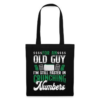 Comptable Comptable Comptable Comptabilité - Sac en tissu - noir - Devant