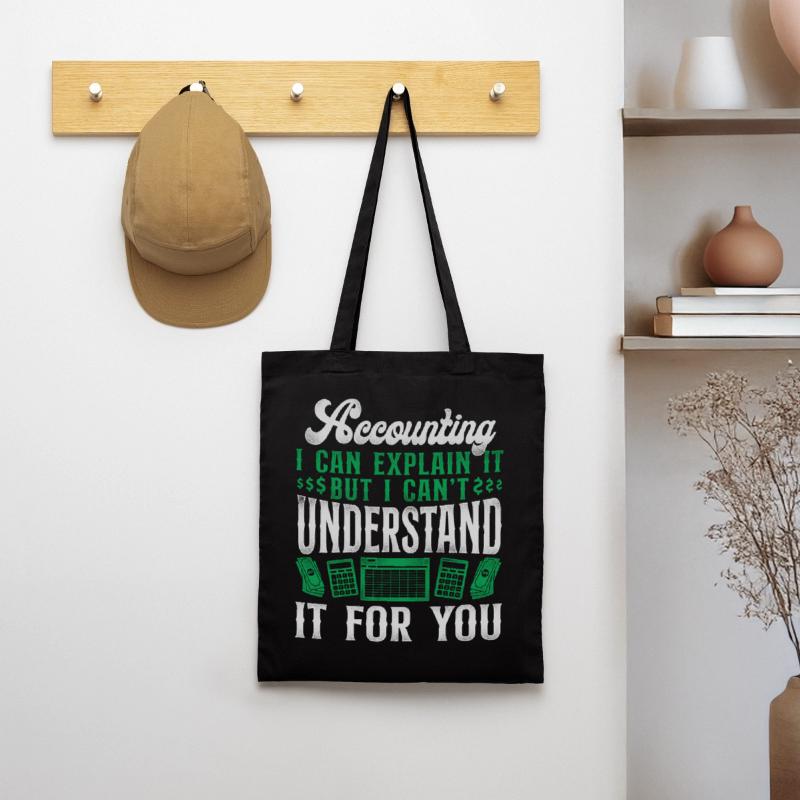 Comptable Comptable Comptable Comptabilité Sac en tissu