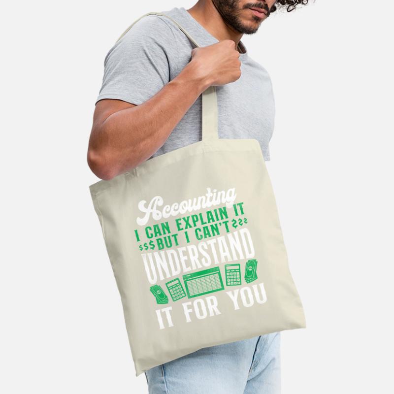 Comptable Comptable Comptable Comptabilité Sac en tissu