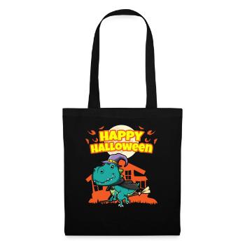Happy Halloween Scary Funny Hallow's Eve Costume - Tote Bag - black - Front