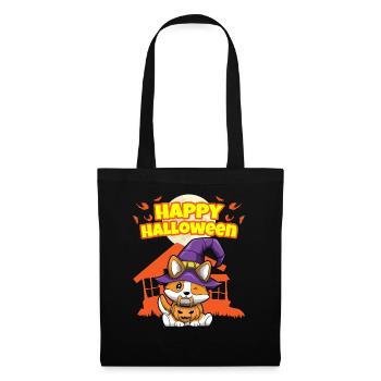 Happy Halloween Scary Funny Hallow's Eve Costume - Tote Bag - black - Front