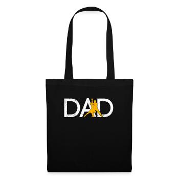 Papa dansant - Sac en tissu - noir - Devant