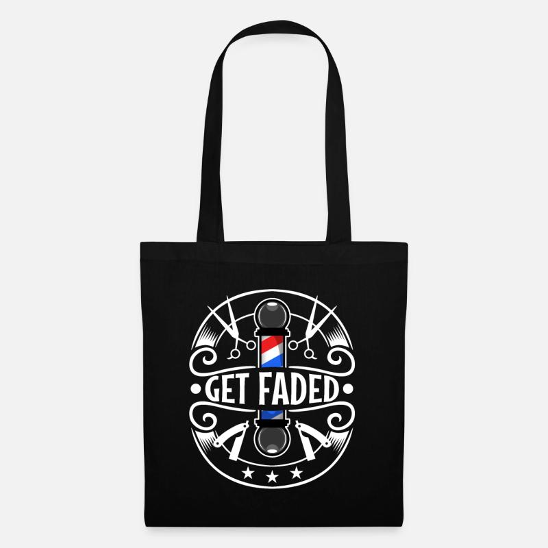 Get Faded Barber - Stoffbeutel - Schwarz