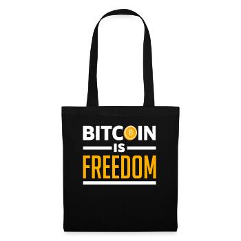 Bitcoin Liberté Crypto - Sac en tissu - noir - Devant