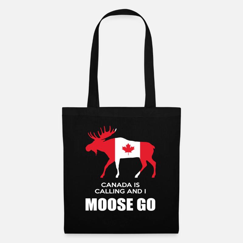 Orignal du Canada - Sac en tissu - noir