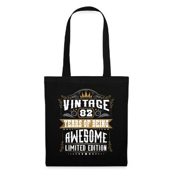 82 Years Of Being Awesome 82 Birthday 82 Years - Tote Bag - black - Front