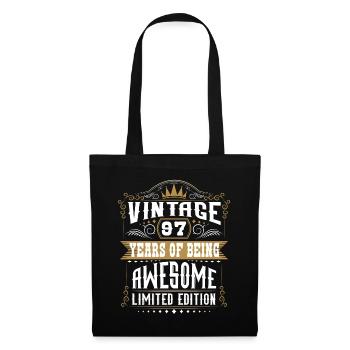 97 Years Of Being Awesome 97 Birthday 97 Years - Tote Bag - black - Front