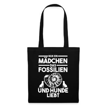 Geologe Fossiliensammler Paläontologie Geologie - Stoffbeutel - Schwarz - Vorne