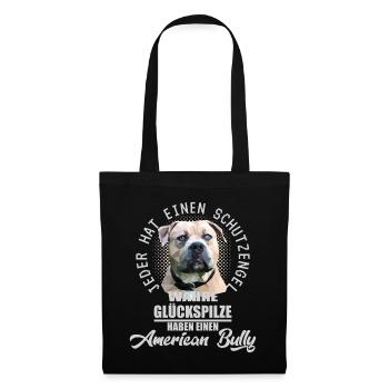 American Bully Farbe - Stoffbeutel - Schwarz - Vorne