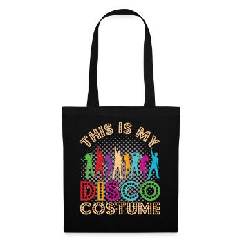 This Is My Disco Costume Shirt Retro Vintage 70's - Tote Bag - black - Front
