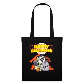 Happy Halloween Scary Funny Hallow's Eve Costume - Tote Bag - black - Front