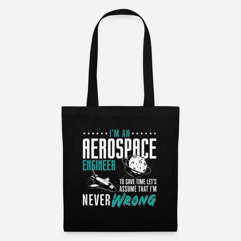 Aerospace I'm An Aerospace Engineer Engineering - Stoffbeutel - Schwarz