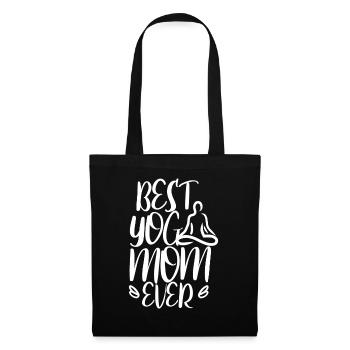 Meilleure mère de yoga de tous les temps MamanMy Mama Hobby - Sac en tissu - noir - Devant