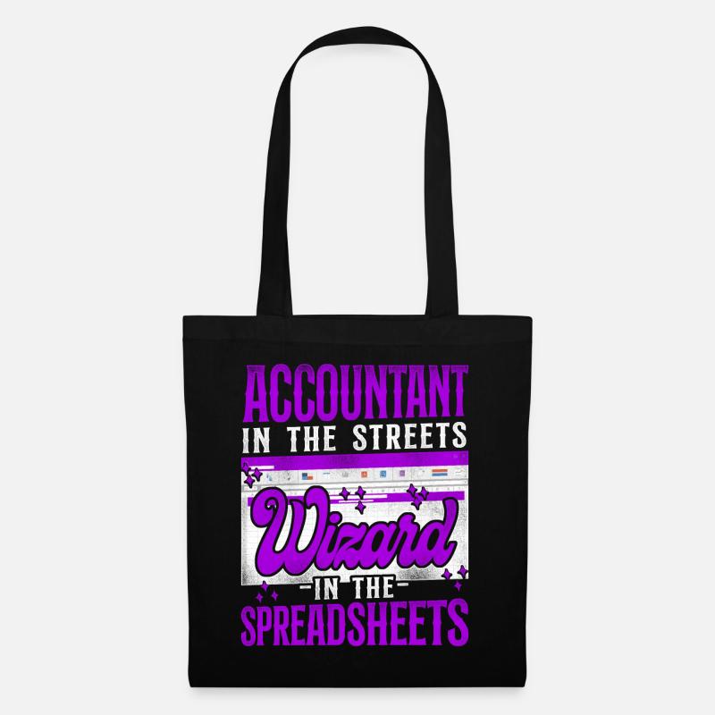 Accountant Bookkeeper Accounting - Stoffbeutel - Schwarz