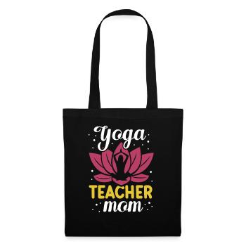 Yoga Teacher Mama Yoga Teacher Hobby Mother Mommy - Tote Bag - black - Front