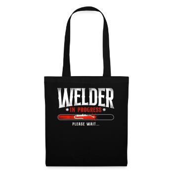 Welder Welding Apprentice Vintage - Stoffbeutel - Schwarz - Vorne