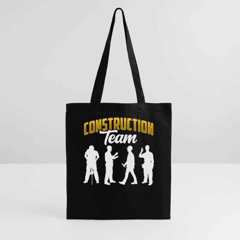 Construction Team Teamwork Construction site Construction workers Tote Bag