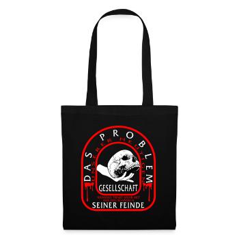 Nordisches Mythologie-Shirt, das Problem unserer - Tote Bag - black - Front
